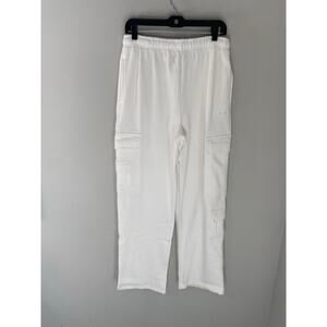 New Garage Denim Ultra Fleece Cargo Straight Sweatpants Size Medium